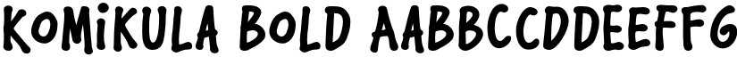 Komikula Bold font
