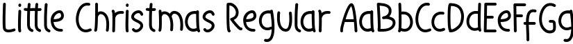 Little Christmas Regular font