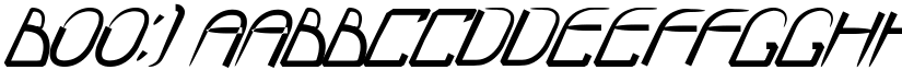 BOO:) font