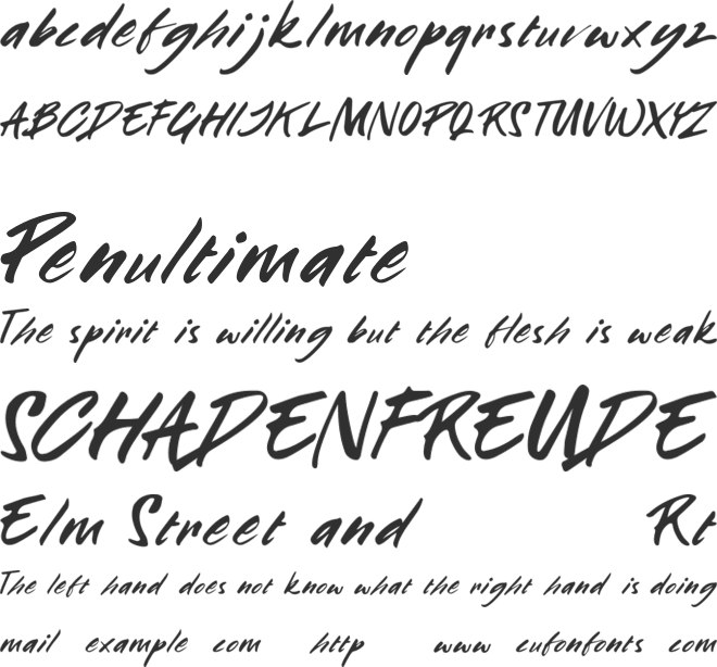 pinksture font preview
