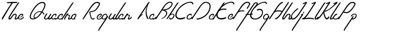 The Quadro Regular font