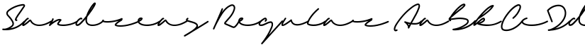 Sandreas Regular font
