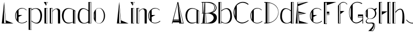 Lepinado Line font