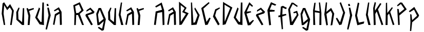 Murdja Regular font