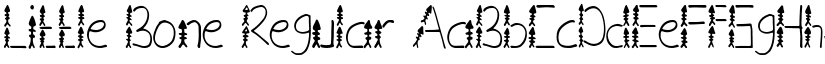 Little Bone Regular font