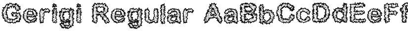 Gerigi Regular font
