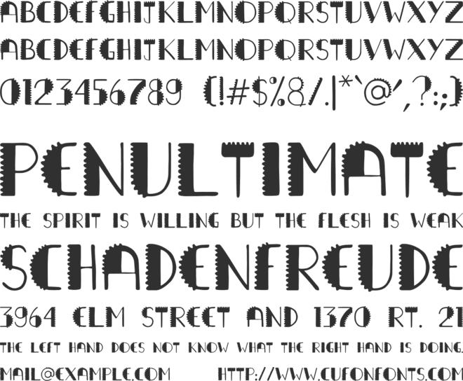 FK_Dino font preview