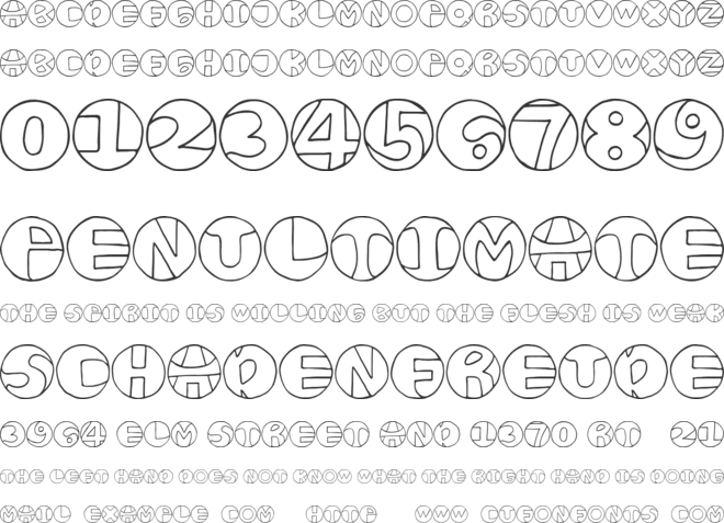 Bombastis font preview