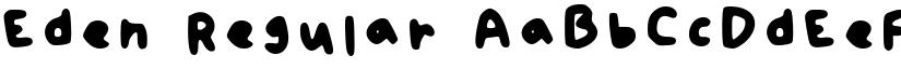 Eden Regular font