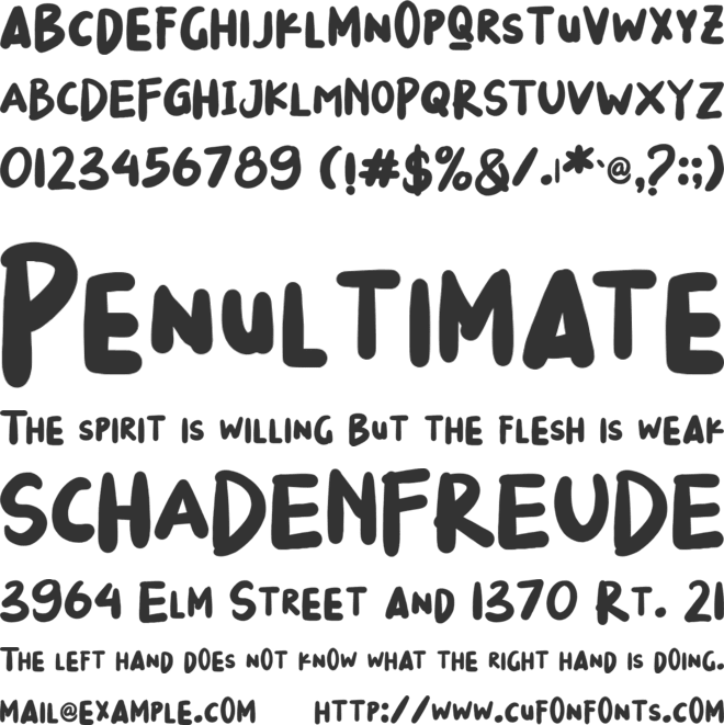 I_Luv_Mommy font preview