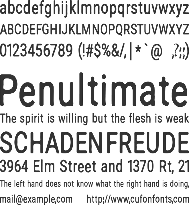 Ratoon Land font preview