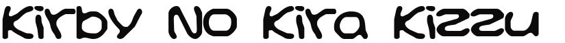 Kirby No Kira Kizzu (BRK) font
