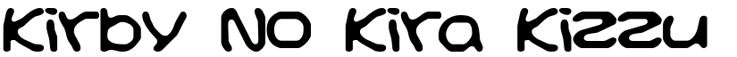 Kirby No Kira Kizzu (BRK) font