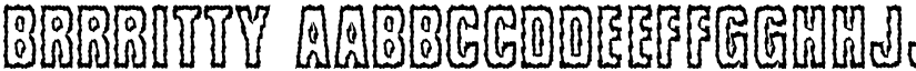 Brrritty font