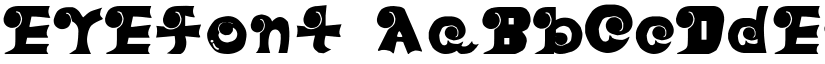 EYEfont font