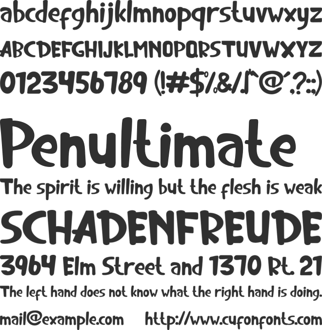 Chocolate Valentine font preview