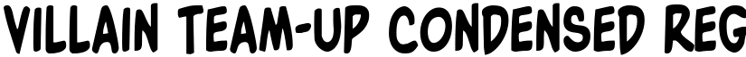 Villain Team-Up Condensed Regular font
