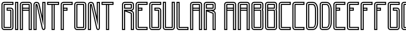 GiantFont Regular font