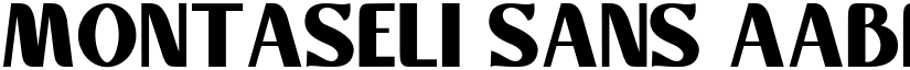 Montaseli Sans font