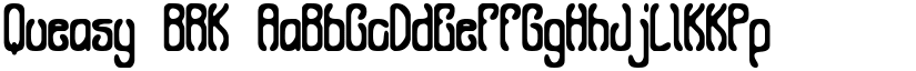 Queasy BRK font download