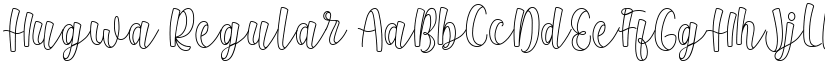 Hugwa Regular font