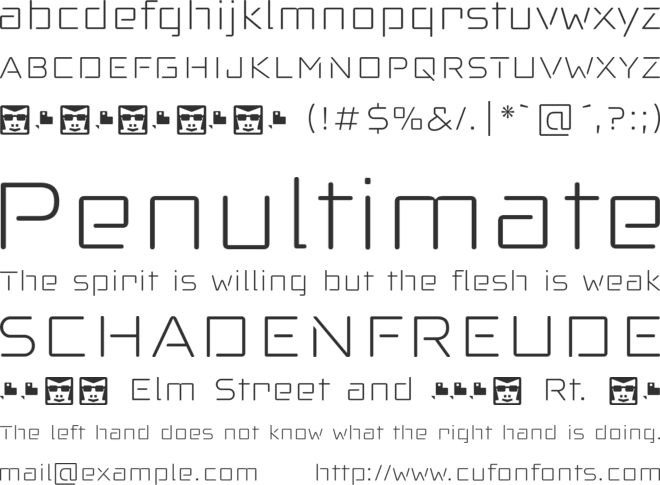 Anoxic font preview