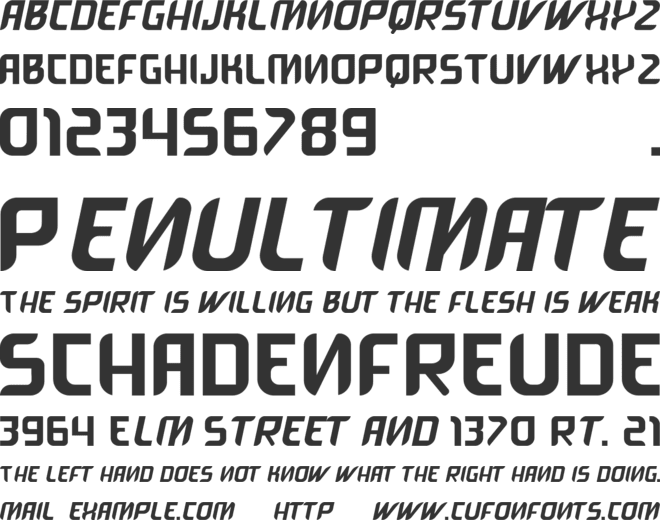 VTKS SMILE font preview