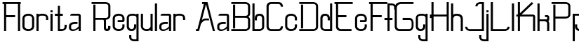 Florita Regular font