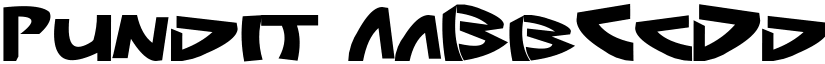 Pundit font