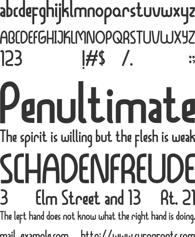 Vibestyle font preview