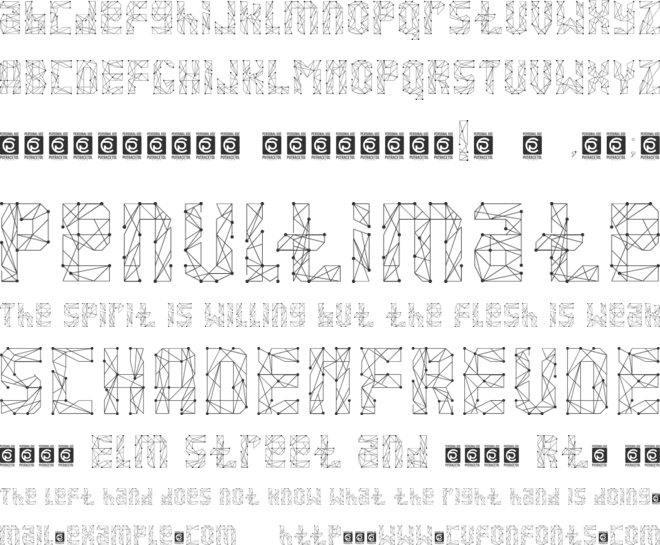 NetWorld font preview
