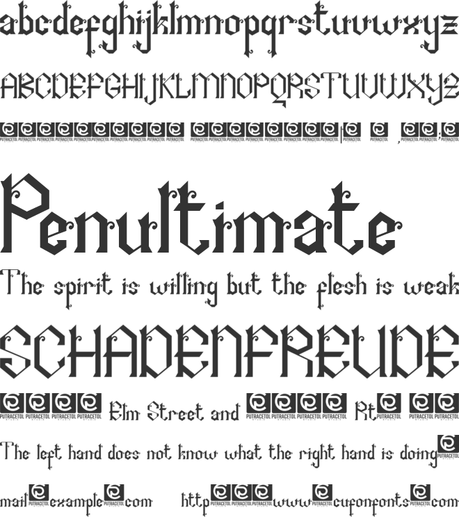 Arshaka font preview