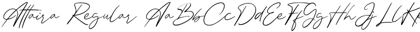 Attaira Regular font