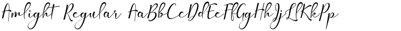 Amlight Regular font