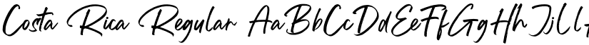 Costa Rica font download