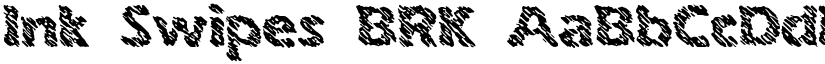 Ink Swipes BRK font download