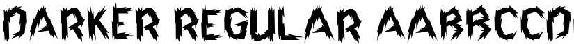 DARKER Regular font
