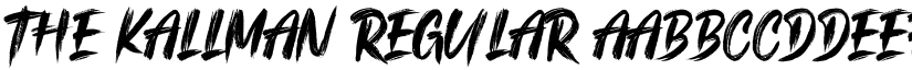 The Kallman Regular font
