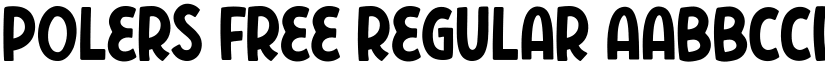 Polers Free Regular font