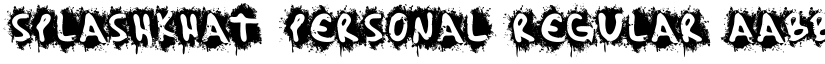 SplashKhat-PERSONAL Regular font