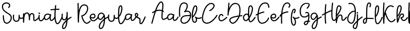 Sumiaty font download