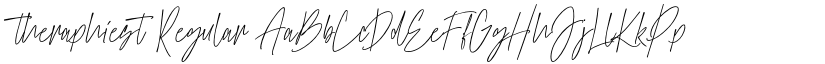 theraphiest font download