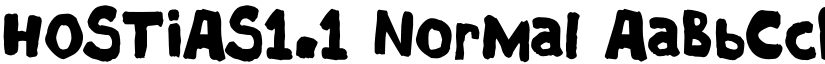HOSTIAS1.1 Normal font