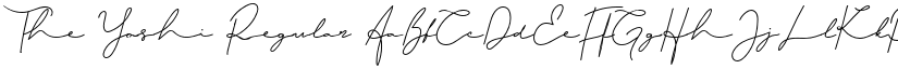 The Yoshi Regular font