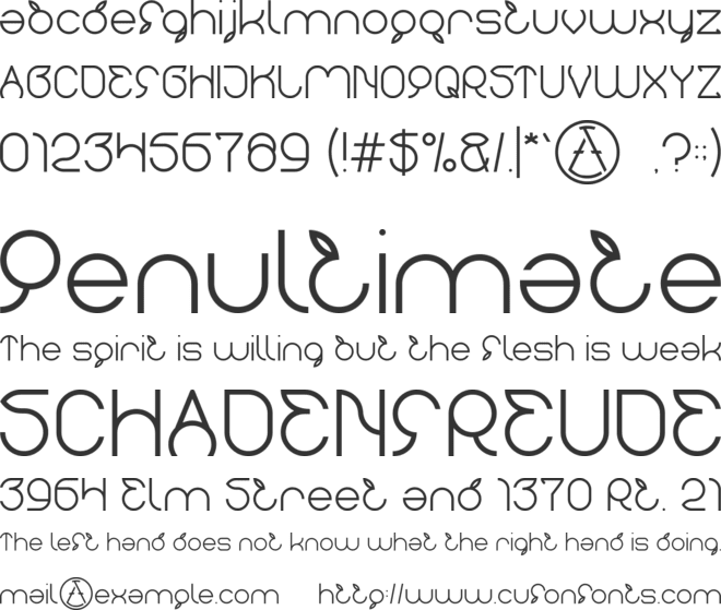 thefotosintesis font preview