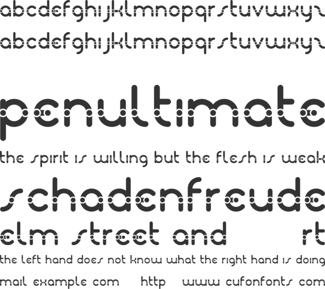 ojol font preview