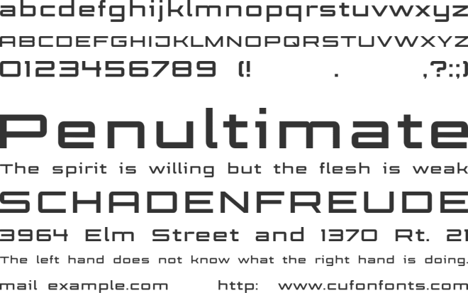 Karrera font preview