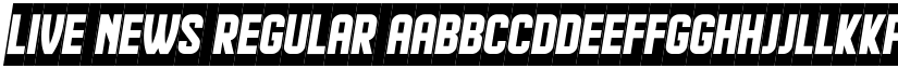 Live News font download