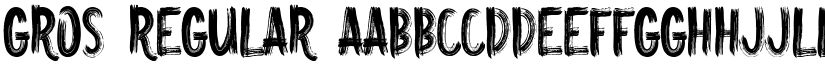 Gros Regular font