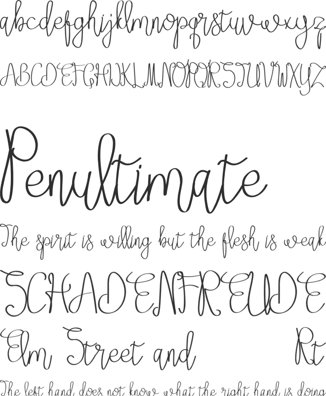 Setia winers font preview
